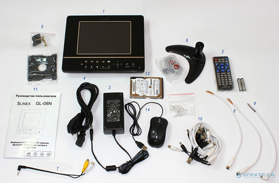 Обзор цветного домофона со встроенным квадратором и видеорегистратором Slinex GL-08N
